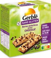 Barres céréalières saveur CHOCOLAT