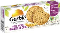 Sablé nature aux graines de chia