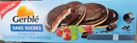 Gerblé sans sucres génoise chocolat saveur framboise