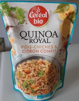 Quinoa royal - Pois-chiches & citron confit