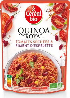 Quinoa royal Tomates séchées & piment d'Espelette