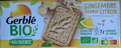 Gerble Buscuit Citron Gingembre