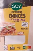 Émincés à l'orientale soja et blé