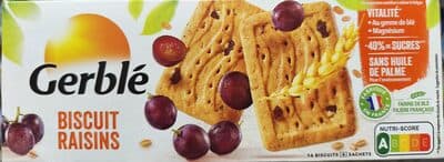 Biscuit raisins