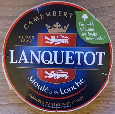 Camembert, Moulé à la Louche au lait cru (22 % MG)