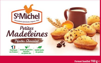 Petites Madeleines Pépites Chocolat