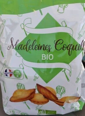 Madeleines coquilles Bio