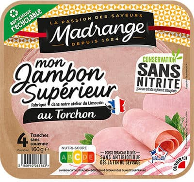 Mon Jambon Supérieur au torchon conservation sans nitrite 4tr