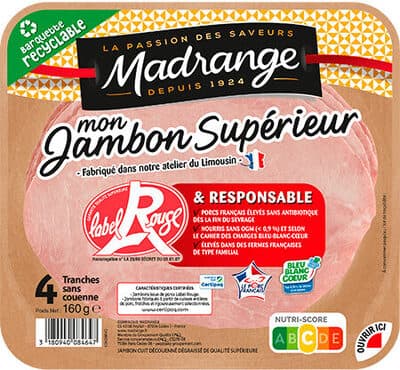 Mon Jambon Supérieur Label Rouge & responsable