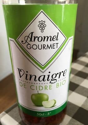 Vinaigre cidre biologique aromel gourmet 50