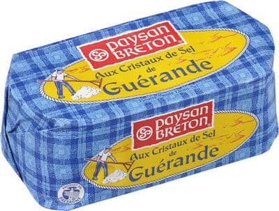 Paysan Breton - Beurre moulé aux cristaux de sel de Guérande