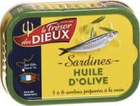 Sardines à l'huile d'olive
