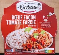 Boeuf façon tomate farcie duo de riz