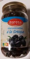 Olives noires entières à la grecque
