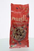 Muesli croustillant avec 6% de fruits rouges