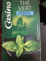 Thé vert - Aromatisé à la menthe - 25 sachets fraîcheur