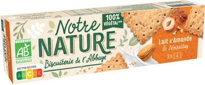 Notre Nature Lait d'amande et Noisettes