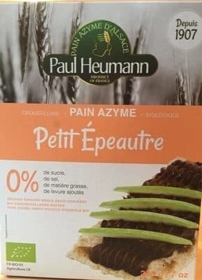 Pain Azyme petit epeautre