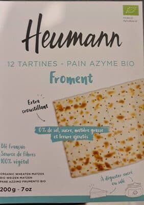 Pain azyme