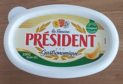 Beurre gastronomique demi-sel
