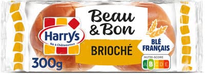 HARRYS PAIN BURGER BRIOCHE NATURE X 4 Burger Beau & Bon Brioche Natuur