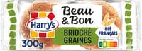 HARRYS PAIN BURGER BRIOCHÉ AUX GRAINES X4 Burger Beau & Bon Brioche met Granen