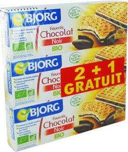 Fourres au chocolat noir bio