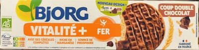 Biscuits nappés de chocolat noir