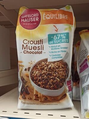 Crousti muesli chocolat