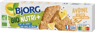 Bjorg Buscuit Avoine Citron Graines de chia