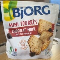 Mini fourrés chocolat noir