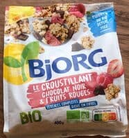 Le croustillant chocolat noir & fruits rouges