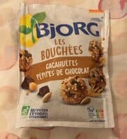 Les bouchées cacahuètes pépites de chocolat