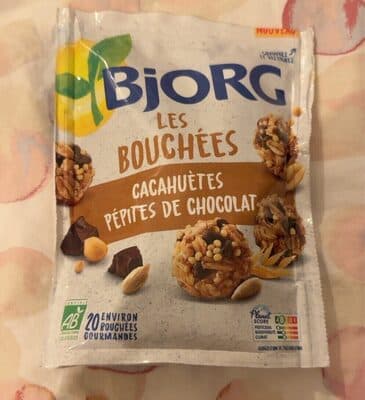 Les bouchées cacahuètes pépites de chocolat