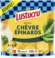 Lustucru ravioli chevre epinard 250g