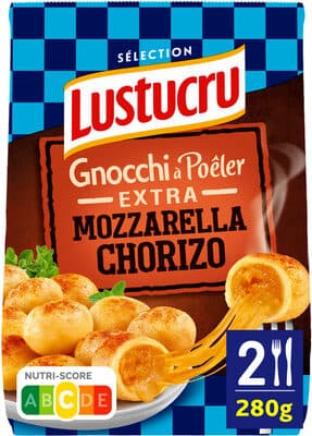 Lustucru gnocchi a poeler extra chorizo 280g