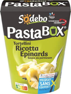 PastaBox - Tortellini Ricotta Epinards Sauce au parmesan