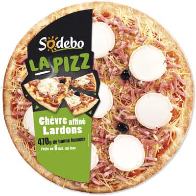 La Pizz - Chèvre affiné Lardons