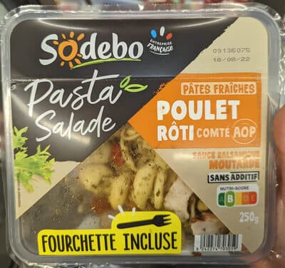 Pasta salade Poulet Rôti Comté