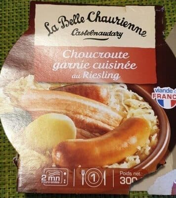 Choucroute garnie cuisinée au Riesling