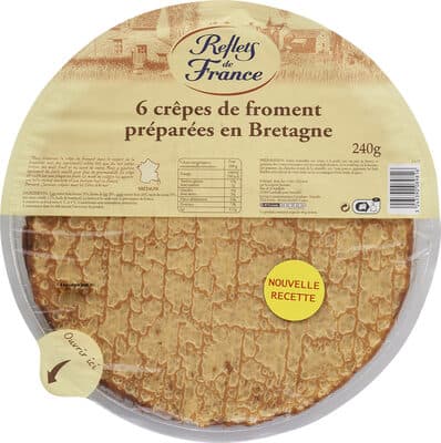 Crêpes de Bretagne au froment