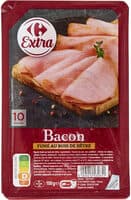 Bacon fumé au bois de hêtre