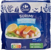 Surimi bâtonnets