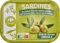Sardines à l'huile d'olive vierge extra