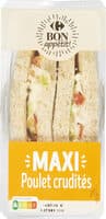 MAXI Poulet rôti crudités