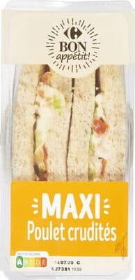 MAXI Poulet rôti crudités