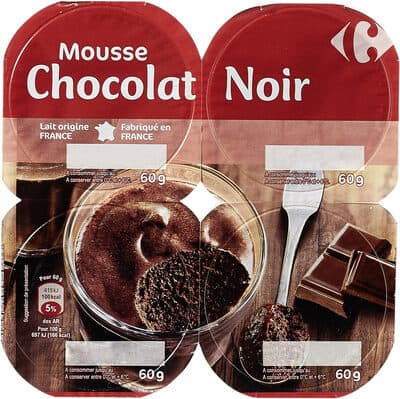 Mousse chocolat noir