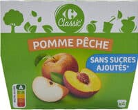 Pomme Pêche Sans sucres ajoutés*