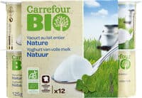 Yaourt nature au lait entier