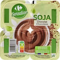 Postre de soja con chocolate